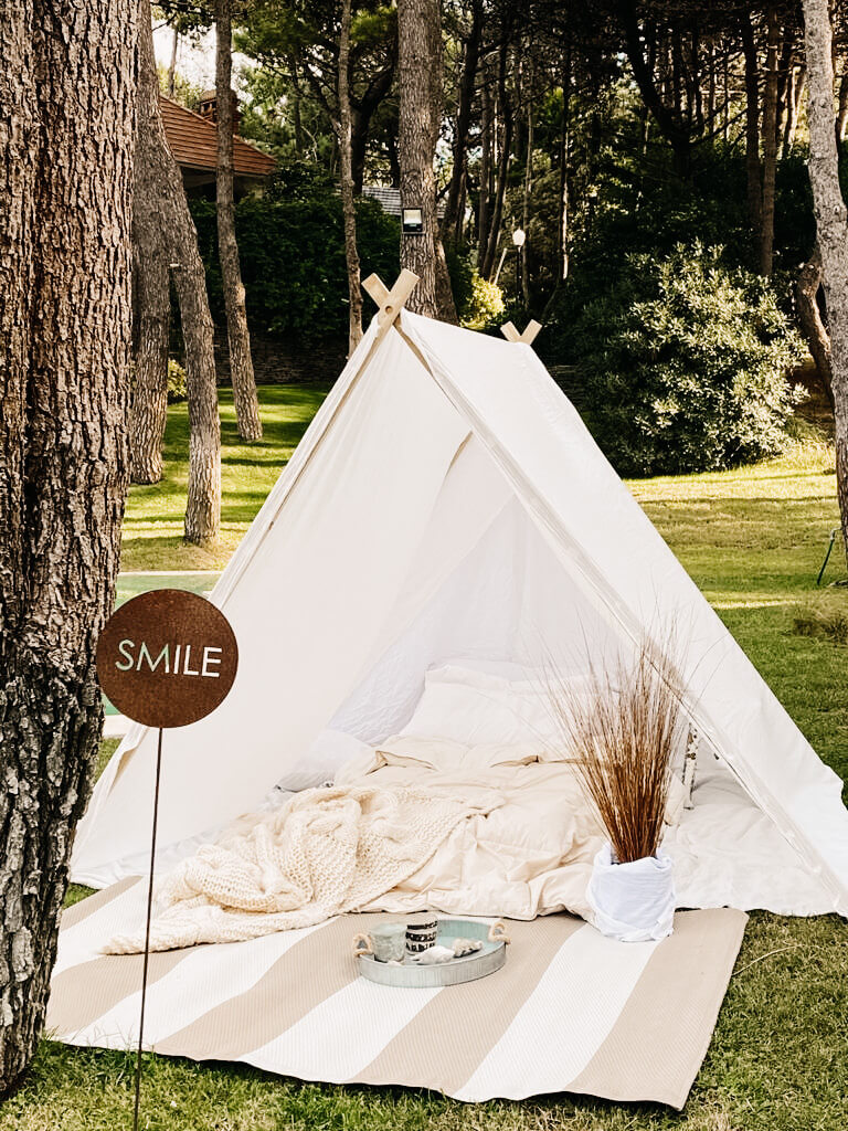 Glamping en el jardín de La Catalina beach house